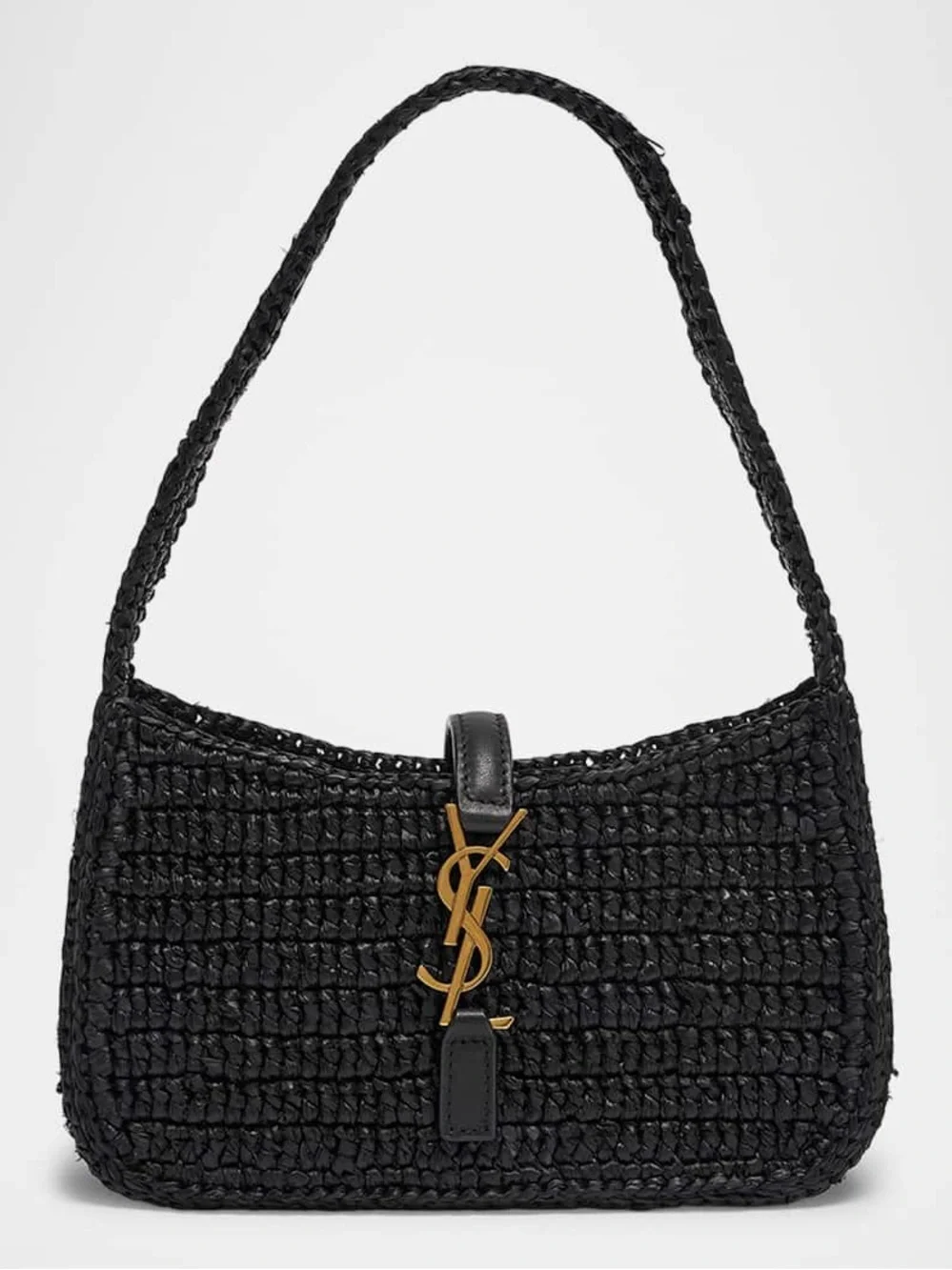 Saint Laurent YSL Le 5 A 7 Mini Raffia Shoulder Bag! - Picture 1 of 8